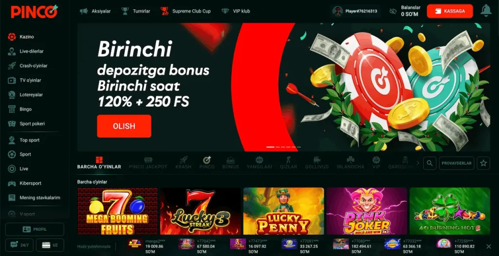 casino pinco online